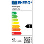 Oktaplex Cali Projecteur à LED avec détecteur de mouvement Extérieur 3000K blanc chaud 2940 lumens IP65 Projecteur extérieur ant