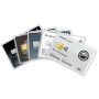 Lot de 5 pochettes transparentes pour cartes d'identité