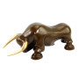 Statue en bronze limitée - Figurine de taureau moderne - Signée Martin Klein - Taureau/taureau - Sculpture animale - Décoration 