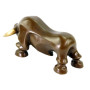Statue en bronze limitée - Figurine de taureau moderne - Signée Martin Klein - Taureau/taureau - Sculpture animale - Décoration 