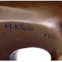 Statue en bronze limitée - Figurine de taureau moderne - Signée Martin Klein - Taureau/taureau - Sculpture animale - Décoration 