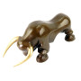 Statue en bronze limitée - Figurine de taureau moderne - Signée Martin Klein - Taureau/taureau - Sculpture animale - Décoration 
