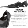 Khroom Palmes de plongée réglables Courtes Housse Sac à accrocher Taille 36-47 Palmes Courtes pour la Natation Adultes Femmes et