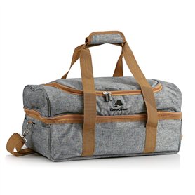 CampFeuer Sac de Pique-Nique pour 4 Personnes | Ensemble de Pique-Nique 20 pièces | Gris | avec Poches latérales