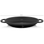 BBQ-Toro - Poêle à paella traditionnelle pour 6 personnes - Diamètre : 36 cm - Poêle à griller en fonte avec poignées - Pré-sais