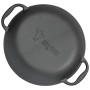 BBQ-Toro - Poêle à paella traditionnelle pour 6 personnes - Diamètre : 36 cm - Poêle à griller en fonte avec poignées - Pré-sais
