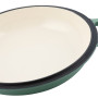 Mahlzeit Pot en Fonte Émaillée | 6,9 L | Menthe, Ronde, Avec Couvercle et 2 Poignées | Casserole Traditionnelle pour Induction, 
