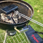BBQ-Toro Moule à Croque-Monsieur Avec Sac de Transport | Gaufrier en Fonte Pour Barbecue | Rectangulaire, Long Manche | Déjà Cui