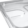 Mahlzeit Baignoire sous vide jusqu'à 12 litres - Avec couvercle assorti - Récipient GN 1/2 - Cuisson sous vide avec couvercle, b