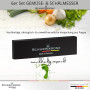 Schwertkrone Solingen: Ensemble de 6 Couteaux en Acier Inoxydable, Dentelés, Lame 8,5cm, Ergonomiques et Polyvalents