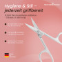 SCHWERTKRONE® Ciseaux à ongles [fabriqués en Allemagne] – Ciseaux à ongles de qualité supérieure avec étui – Ciseaux à ongles – 