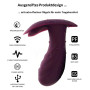 Vibrateur-Papillon de Lustfactor pour vous en silicone | Télécommande radio sans câble | Convient pour la stimulation vaginale e