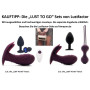Vibrateur-Papillon de Lustfactor pour vous en silicone | Télécommande radio sans câble | Convient pour la stimulation vaginale e