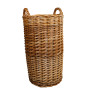khevga Porte-parapluie - Élégant support de parapluie en osier - Rangement décoratif pour parapluies, bâtons de marche ou access