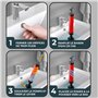 Meisterfaktur déboucheur à pompe 2.0 - [0,8L] - Pompe ventouse déboucheur pour un nettoyage rapide et efficace des siphons - Pom