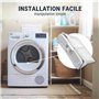Filtre à peluches pour sèche-linge Bosch Siemens Neff 656033 00656033 pour sèche-linge comme iQ300 iQ390 iQ700 iQ800 pour sèche-