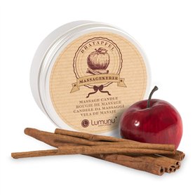 Lumunu by Venize Deluxe Bougie de massage érotique à l'arôme de pomme au four (100g)