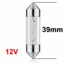 LIGHTWORLD24 Lot de 10 ampoules navette 12V 5W C5W SV8,5 39-41mm pour éclairage de plaque minéralogique Intérieur coffre boîte à