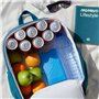 MOMEVO Sac à dos isotherme imperméable de 26 l avec 2 packs réfrigérants - Refroidit jusqu'à 8 h - Avec répartition pratique - I
