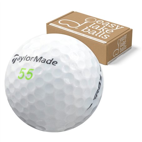 Easy Lakeballs 50 Taylor Made ROCKETBALLZ BALLES DE Golf RÉCUPÉRATION/Lake Balls - QUALITÉ AAAA/AAA (Pearl/A Grade) - dans Sac e