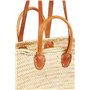 Ibiza Cesta Sac à provisions tressé XXL en feuille de palmier marocain Taille XXL 50 cm Pour homme et femme