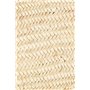 Ibiza Cesta Sac à provisions tressé XXL en feuille de palmier marocain Taille XXL 50 cm Pour homme et femme