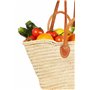 Ibiza Cesta Sac à provisions tressé XXL en feuille de palmier marocain Taille XXL 50 cm Pour homme et femme