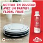 Agent de nettoyage robotique GLANZMOMENTE® 500ML - Concentré 1:200 - Parfum frais pour aspirateur robot Vacuum Mop I - Sans trac