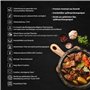 Lauben Mijoteuse 3500SB avec technologie Thermeffect®, technologie SlowHeat®, livre de cuisine, récipient intérieur en céramique