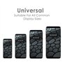 scozzi Support Téléphone Voiture Tableau de Bord Portable Smartphone Universel PE Compatible avec Samsung S24 S23 S22 S21 A55 A5