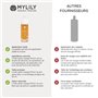MYLILY® Huile apres rasage intime | Huile hydratante corps | Huile epilation & rasage | Poils incarnés maillot| Huile post epila