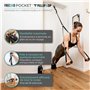 FREESIXD Sangles de Suspension Kit d'entraînement - Fitness Entrainement ensemble avec de Porte Achor pour Maison salle de sport