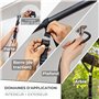 FREESIXD Sangles de Suspension Kit d'entraînement - Fitness Entrainement ensemble avec de Porte Achor pour Maison salle de sport