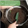 HappySeed Tamis de Jardin Rond 30 cm avec 5 Tamis interchangeables - Tamis à Compost en Acier Inoxydable pour la Terre, Le Compo