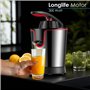 STEInBORG Presse-agrumes électrique | Moteur Longlife | 300 W | Acier inoxydable | Anti-gouttes | Entièrement démontable | Passe