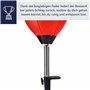 Gamme OfficeWorld - Mini Sac de Boxe de Table Anti-Stress Office World avec Pince de Table - Sac de Boxe Suspendu ou Debout - Sa