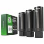 HASKYY Clé à Bougie Magnétique Douille 12 Pans Set 14-16-18mm - Carré 3/8 Pouce Clé pour Bougies d'Allumage et de Préchauffage 3