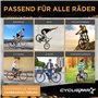 CYCLISTAR Support Mural pour vélo jusqu'à 40kg - Support Mural Robuste pour VTT, vélo de Route, e-Bike - Support Mural pour péda