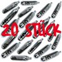 H&N Sport Lot de 20 capsules de CO2 12 g - Pour airsoft, paintball, pistolet à air ou fusil à air comprimé - Cartouches de CO² p