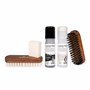 biped Kit d'entretien pour chaussures en daim - avec brosses à chaussures et 2 bâtonnets d'entretien pour daim z2311