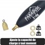 Paradox Fishing Flotteur Waggler Lot de 5 Poses de pêche 4 g-8 g I 2 g pré-soufflées Flotteur Peche – Poses de pêche flottantes