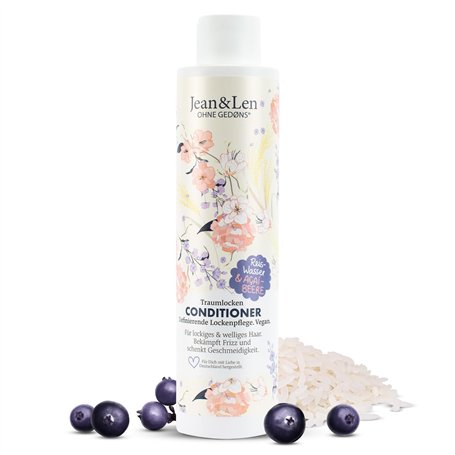 Jean & Len Conditionneur pour boucles de rêve Eau de riz & Açaibeere