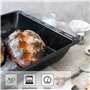 ICQN 465 x 370 x 60 mm - Lot de plaques de cuisson et grilles émaillées pour four et cuisinière - Compatible avec Bosch, Siemens