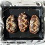 ICQN 465 x 370 x 60 mm - Lot de plaques de cuisson et grilles émaillées pour four et cuisinière - Compatible avec Bosch, Siemens