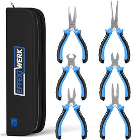 Effektwerk Lot de 6 mini pinces