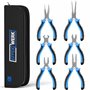 Effektwerk Lot de 6 mini pinces
