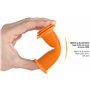 PBG Poignées de vélo pour Enfant - sans substances nocives - sans phtalates - Orange