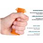 PBG Poignées de vélo pour Enfant - sans substances nocives - sans phtalates - Orange