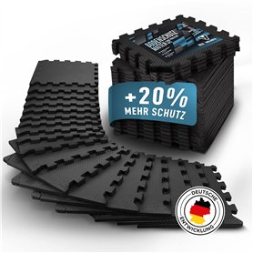 Veluris Tapis de Protection de Sol [31 x 31 cm] – 18 Tapis de Sol Extra épais [20% de Protection en Plus] – Tapis de Protection