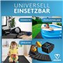 Veluris Tapis de Protection de Sol [31 x 31 cm] – 18 Tapis de Sol Extra épais [20% de Protection en Plus] – Tapis de Protection 